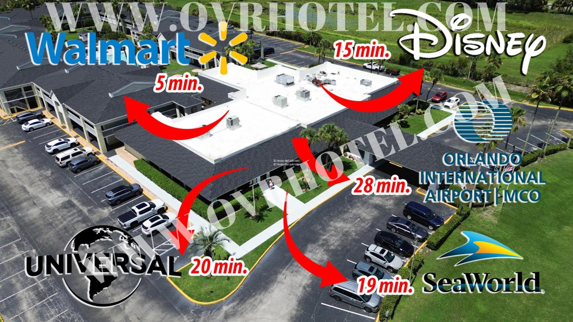 Hotel Room Near Disney 4 People 基西米 外观 照片